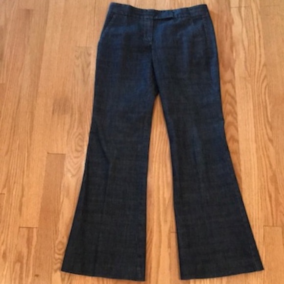 Theory wide-leg denim trousers - Picture 2 of 4
